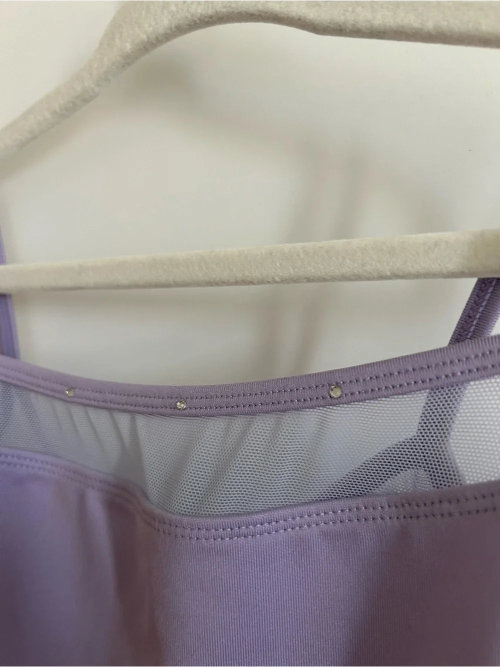Mirella Lavender Spaghetti-Strap Tutu Dress